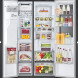 LG side-by-side koelkast - Vriesgedeelte onder