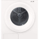 LG RHX1008NWH warmtepompdroger vooraanzicht met gesloten deur en bedieningspaneel