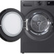 LG RHX5009TBB droger met geopende deur en uitneembare condensruiten trommel