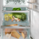 Liebherr ICBNbi 7663_20 koelkast alle BioFresh-laden geopend met verse groenten, kaas en brood