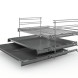 Bosch inductiefornuis HLS59D351 met universele braadslede en rooster