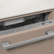 Miele G 7281 vaatwasser bedieningspaneel met knoppen en display in gesloten positie