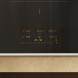 Miele KM 8484 FR inductiekookplaat bedieningspaneel detail met powerniveaus en timer display