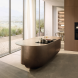 Miele KM 8895 FL inductiekookplaat in moderne keuken met eiland zonder personen
