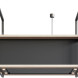 Novy 15002 eiland afzuigkap - Pureline Frame 120 cm Zwart