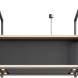 Novy 15011 afzuigkap eiland - Pureline Frame 90 cm zwart