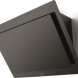 Novy 7836 afzuigkap wand - recirculatie - Vision - zwart glas