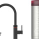 Quooker PRO3 Flex ZWART - kokend water kraan