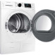 De Samsung DV80K6010CW is standaard rechtsdraaiend, maar de draairichting kan desgewenst omgezet worden