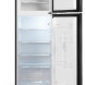 Schneider SCDD208VB retro jaren 50 koelkast - mat zwart