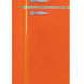 Schneider SCDD208VFLO retro jaren 50 koelkast - oranje
