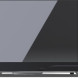 Sharp YC-GC52BE-B magnetron vooraanzicht met bedieningspaneel en digitale klokweergave