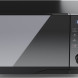 Sharp YC-GC52BE-B magnetron bovenaanzicht met gesloten deur en controleknop