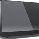 Sharp YC-GC52BE-B magnetron zijaanzicht met ventilatierooster en bedieningspaneel