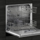 Siemens SC05IB00TE kleine compacte inbouw vaatwasser - 60 cm hoog - zwart