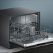 Siemens SK25IB00TE compacte kleine vaatwasser - zwart - vrijstaand
