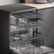 Siemens SN25ZC06CF geborsteld black steel anti-fingerprint vaatwasser