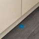 Handig bij de SN636X08IE is de weergave van de actuele status via een lampje op de vloer