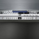 De bediening van de Siemens SN636X10IE is eenvoudig in te stellen en bevindt zich bovenop de deur