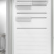 Siemens GS36NVWDG vrieskast detail lege deurrekken met drie transparante opbergbakjes op witte deurpanelen