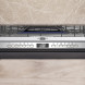 Siemens SN63EX27CE vaatwasser geopend met uitgeschoven onderlade, bedieningspaneel met pictogrammen en digitaal display zichtbaar