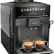 Siemens TE651319RW EQ.6 plus s100 vooraanzicht met twee espressokopjes op het opvangplateau en display toont 2 Espresso
