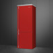 Smeg FA490RR5 koelkast - rood - Portofino