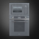 Smeg FMI120S2 inbouw magnetron met grill - zilver