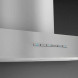 Praktisch is de tiptoets bediening op de rand van de Smeg KBT900XE wand afzuigkap