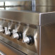De Smeg C6IMX8 is voorzien van vier inductie kookzones welke door middel van knoppen bediend worden