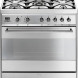 Smeg C8GMXNLK fornuis roestvrijstaal