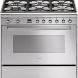 Smeg DS96MFX7 fornuis roestvrijstaal