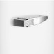 Smeg FAB28RWHM6 koelkast chromen handgreep detail horizontaal