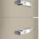 Smeg FAB32RMLM6 chromen handvatten detail op deuren