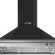 Smeg KD90HAE wand afzuigkap - antraciet - 90 cm. breed - Classici serie