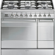 Smeg SNL926MX8 fornuis roestvrijstaal