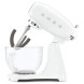 Smeg SMF13WHEU keukenmachine - volledig wit met glazen mengkom