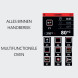 STEEL EQ9F_4FIKW NF fornuis met afzuiging - 90 cm breed