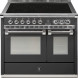 Steel A10FF-5FI antraciet/chroom Ascot - inductie fornuis met dubbele oven