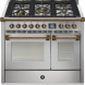 Steel AQ10SF-4M Ascot gas fornuis - 100 cm - combi-stoomoven