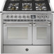 Steel AQ10SF-4M Ascot gas fornuis - 100 cm - combi-stoomoven