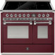 Steel AQ10SF-5FI Ascot - inductie fornuis met combi-stoomoven - bordeaux