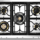 ASCOT AP9F-4M NA STEEL fornuis - Gas
