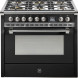 ASCOT AQ9S-6W BA STEEL fornuis - Gas