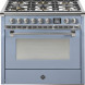 ASCOT AQ9S-6W CE STEEL fornuis - Gas