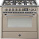 ASCOT AQ9S-6W SA STEEL fornuis - Gas
