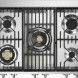 GQ10SF-4M SA creme STEEL fornuis - Gas