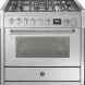 Steel GQ9S-4M fornuis - combi stoomoven - 90 cm. breed