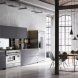 Steel GQ12SF-6M rvs fornuis met combi-stoomoven - Afstand foto in keuken