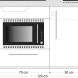 Stengel PREMIUMLINE MPMOS 120 edelstaal minikeuken - Wit